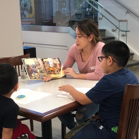 Skye Reading at Ronald McDonald House